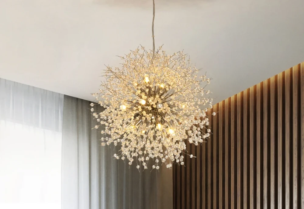 sphere globe chandelier