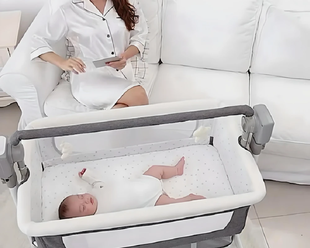 newborn rocking bassinet