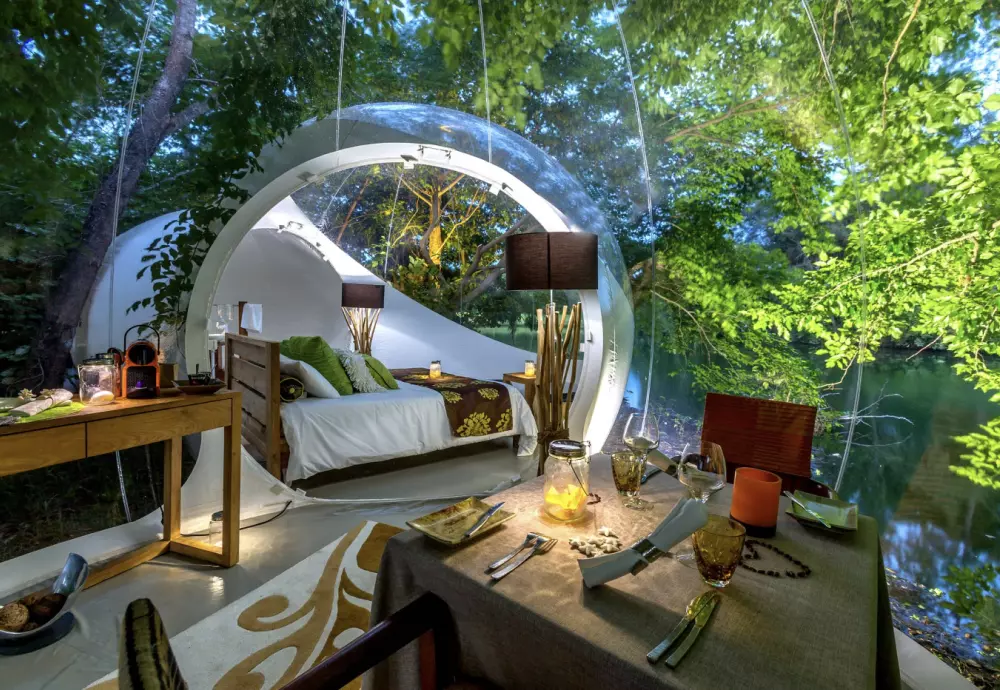 stargaze outdoor bubble tent