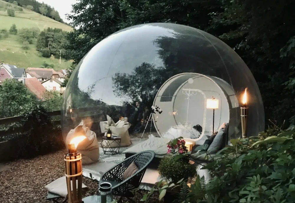 backyard bubble tent