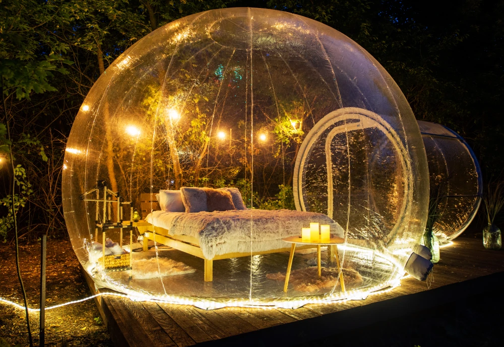 outdoor bubble tents