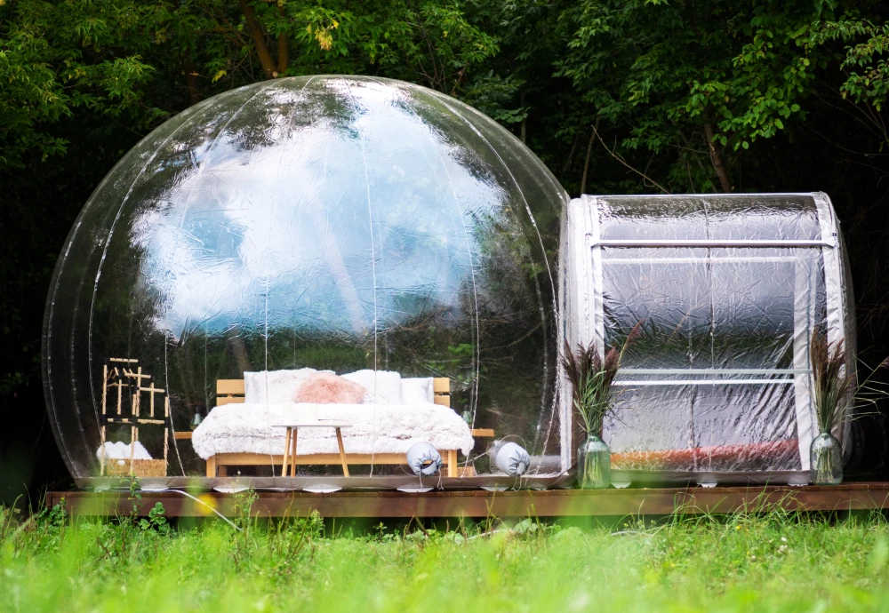 inflatable transparent dome tent