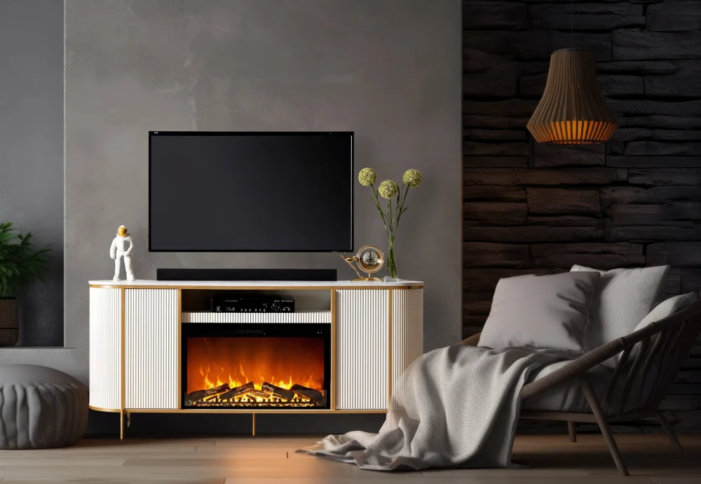 tv stands with electric fireplaces